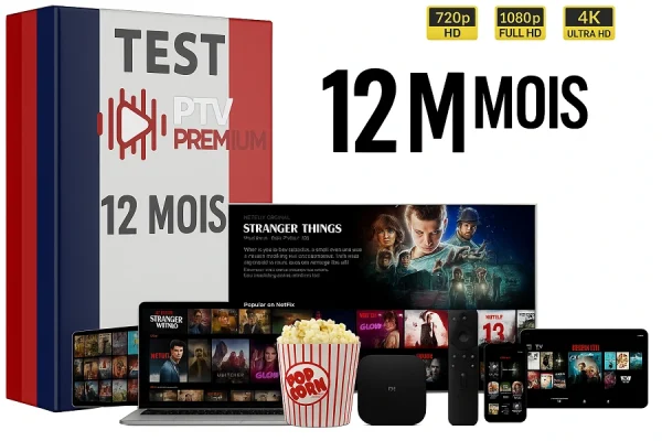 Abonnement IPTV 12 Mois