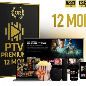Abonnement IPTV Premium 12 Mois Pack Or